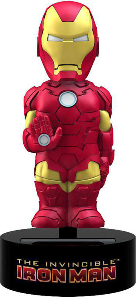 NECA Marvel Comics Body Knocker Iron Man Wankelfiguur, 15 cm