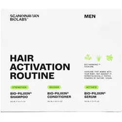 600ml Scandinavian Biolabs Hair Growth Routine Set For Men (Shampoo 250ml + Conditioner 250ml + Serum 100ml)