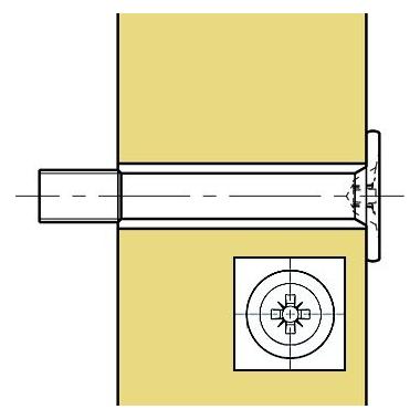 Werkstarck Möbelgriffschrauben (503096)