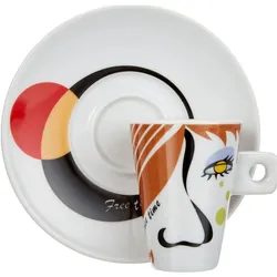 Zeller Present, Tasse, Faces (50 ml, 6x)