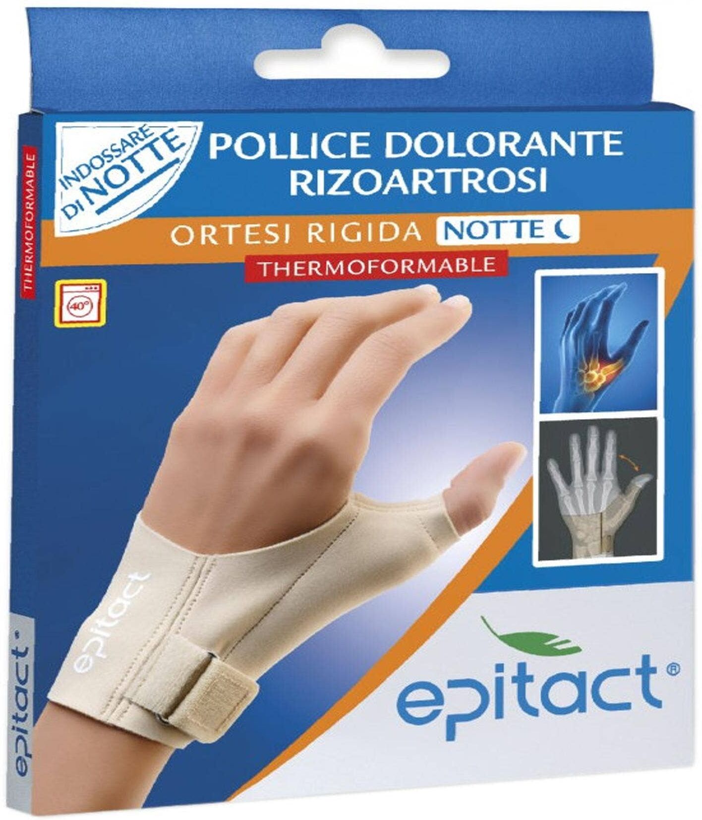 EPITACT Pollice Dolorante Rizoartrosi Notte 1 Ortesi Pollice (Destro) 