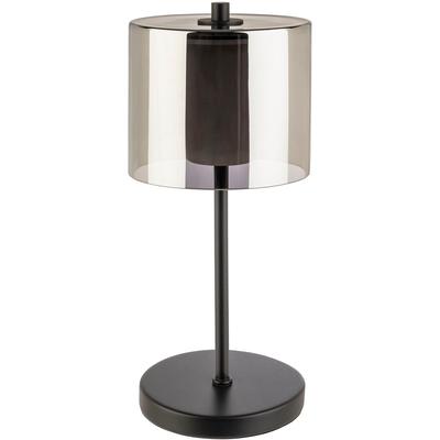 APS LED Tischleuchte "ANTON" Kabellose USB-C Tischleuchte", grau, 1, Ø 12cm H: 28cm, 1 Stk., Leuchten, Spritzwasssergeschützt IP 54, inkl. Dockinstation und Fernbedienung, LED Tischleuchte