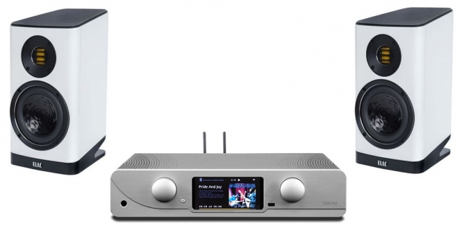 Elac Elac VELA BS 403 + Atoll SDA 200 - Weis/ Silber