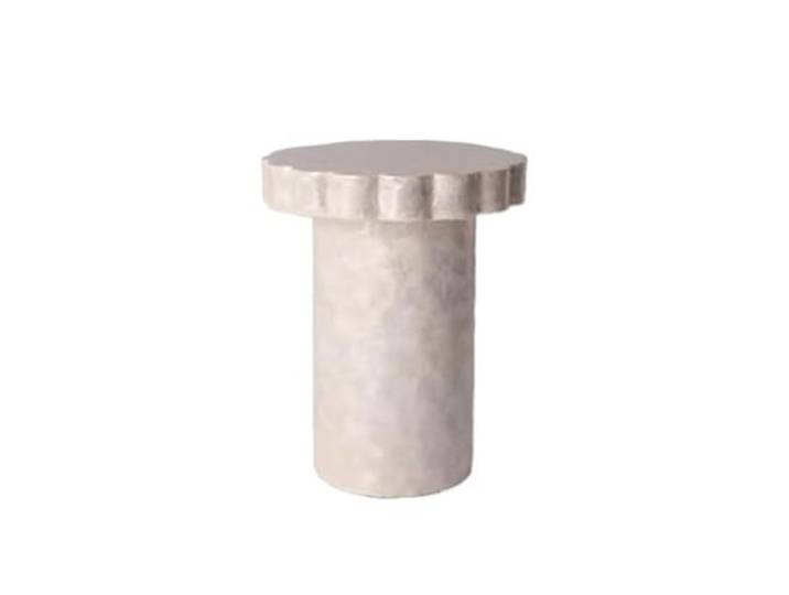 TEESONG Beistelltische, Wohnzimmer, Wohnzimmer, mit Wellenschale, handgefertigt, neben kleinen Couchtischen, Beistelltisch für Wohnzimmer