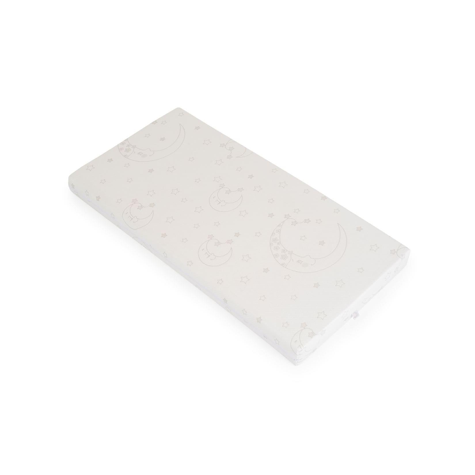Moni Babybett-Martratze Snooze 140 x 70 x 10cm Reißverschluss waschbar ab Geburt weiß