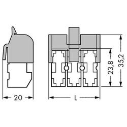 WAGO GmbH &amp; Co. KG Netzanschlussklemme 272-403/272-486