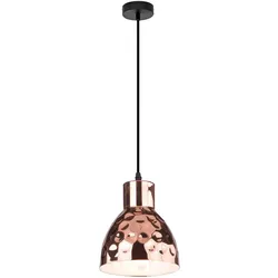 Retro Design Hänge Lampe Hammerschlag Pendel Leuchte Wohn Zimmer Beleuchtung gold- färbig  V-TAC 3713