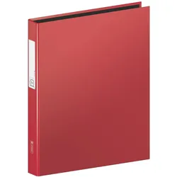 6x Brunnen, Ordner, Ringbuch A4 Karton 20mm 2 Ringe rot (A4, 20 mm, 1 Stk.)