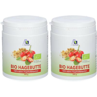 Bio Hagebutte 100% reines Hagebuttenpulver x2 2x300 g Pulver