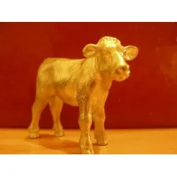 Zinn Giessform Kalb - Silikonform hitzebeständig - benötigt ca. 120g Reinzinn