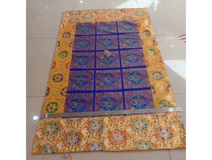 Grand style tibétain bouddhiste décoration famille bouddhiste Temple autel Vajra tapis de Table statue de bouddha nappe tapis coussin