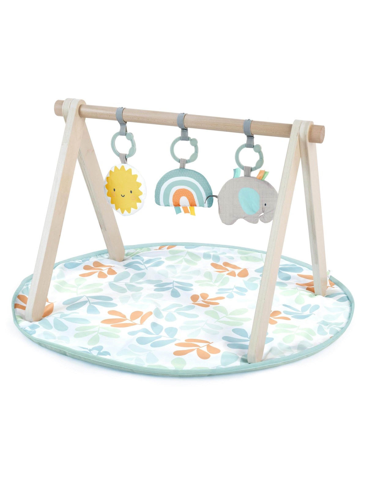 Ingenuity Sun Valley Wooden Toy Arch & Play Mat