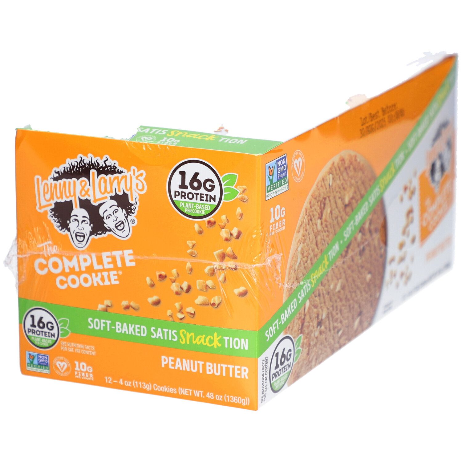 Lenny & Larry's The Complete Cookie Peanut Butter 12x113 g Kekse