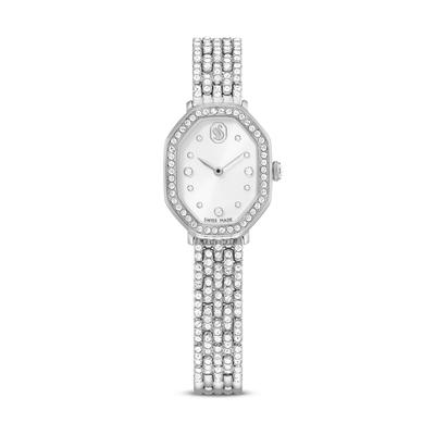 Quarzuhr SWAROVSKI "DEXTERA", silber (silberfarben), Armbanduhren, Damen, Quarzuhr, Armbanduhr, Damenuhr, Swiss Made, Edelstahlarmband, analog