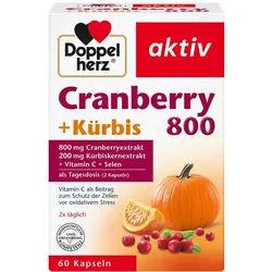 DOPPELHERZ Cranberry + Kürbis Kapseln 60 St