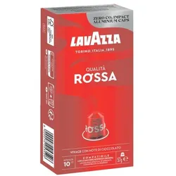 Lavazza 10er-Pack Kaffeekapseln »Espresso Qualità Rossa« 57 g braun