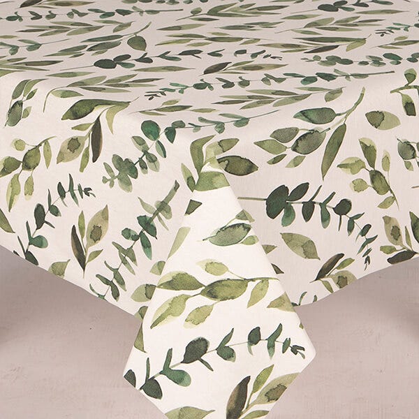 Doreen Preston & Son Navarra Ciro Olive Acrylic Tablecloth