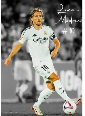 Inspire Essentials Famous Soccer Player Poster Canvas Football Wall Art Sports Room Decor 2 11.81 X 16.54 In