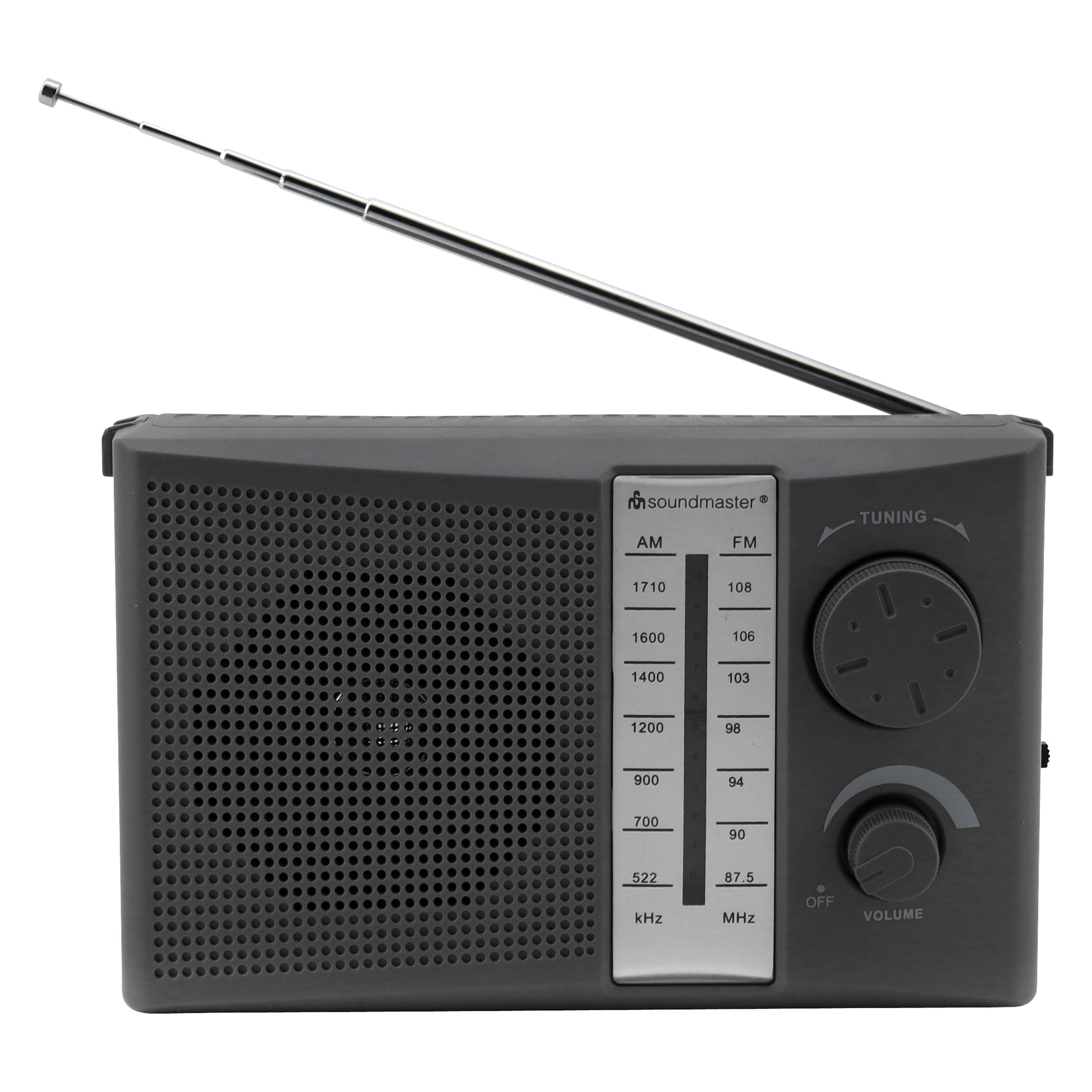 Soundmaster UKW/MW Radio TR490 SW, schwarz (FM, MW, Radio Frequency (RF)) (TR490 SW)