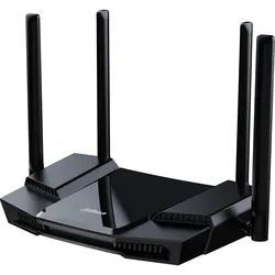 Dahua Wireless Router Wireless Router 1800 Mbps Wi-Fi 6 IEEE 802.11 b/g IEEE 802.11n IEEE 802.11ac IEEE 8, Router, Schwarz
