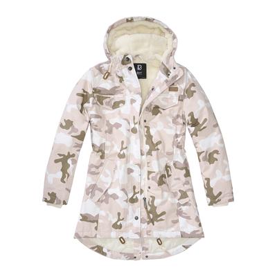 Parka BRANDIT "Brandit Damen Ladies Marsh Lake Parka", Damen, Gr. S, beige (candy camo), 80% Polyester, 20% Baumwolle, unifarben, normal, ohne Ausschnitt, Jacken Parka