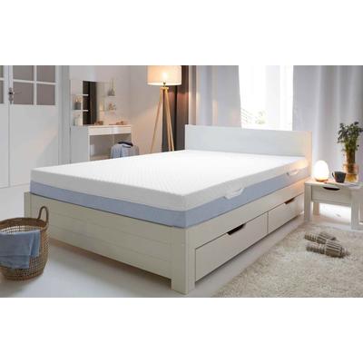 Hybridschaum-Matratze OTTO HOME "Flipper, 90x200 cm, 140x200 cm & mehr, langlebige Qualität (RG 39)", weiß, B:100cm H:19cm L:200cm, Bezug: 100% Polyester. Bezug (oben): 81% Polyester, 19% Polyester (COOLMAX). Bezug (unten): 100% Polyester,...