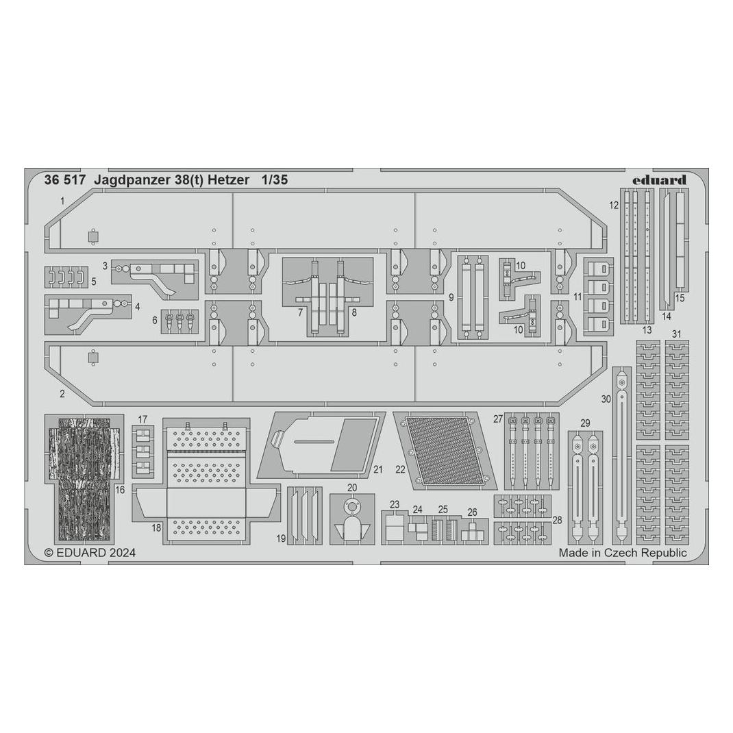 Eduard Jagdpanzer 38(t) Hetzer 1/35 TAKOM (36517)
