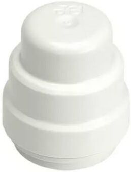 RWD Europe Limited John Guest Kunststoff Endkappe PSE4622W 22mm, weiss, Kunststoff