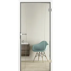 Hörmann Ganzglas Innentüren Glassline Glasart ESG Clear mit V-Rillenschliff
