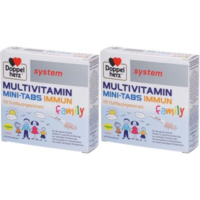 Doppelherz Multivitamin Mini-Tabs family system x2 2x20 St Pellets