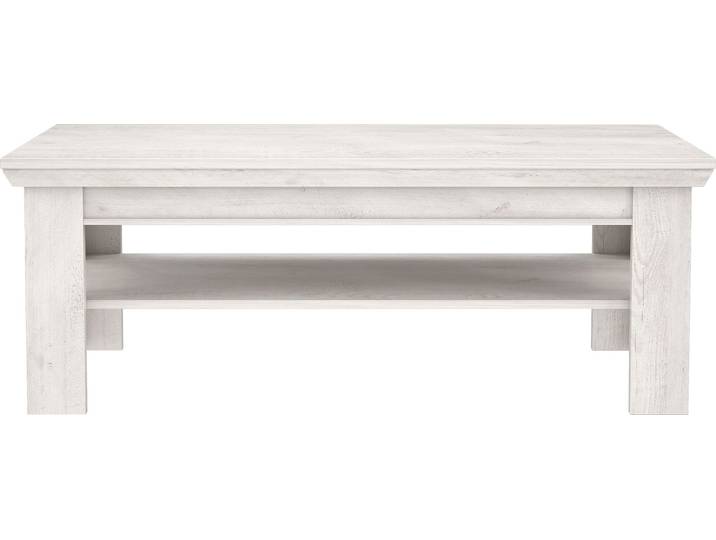 Couchtisch FORTE Couchtisch Kashmir , weiss (pinie weiß, pinie weiß, pinie weiß), B:120,6cm H:45,3cm T:60,4cm, Tische, Couchtisch