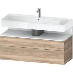 Duravit Waschtischunterschrank wandhängend „Qatego“ 119 × 59 × 47 cm, ohne Beleuchtung