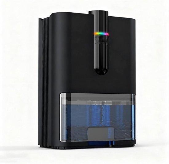 Tiptop Home Luchtontvochtiger - Kleine Energiezuinige Ontvochtiger - 800 ml per dag - Zwart
