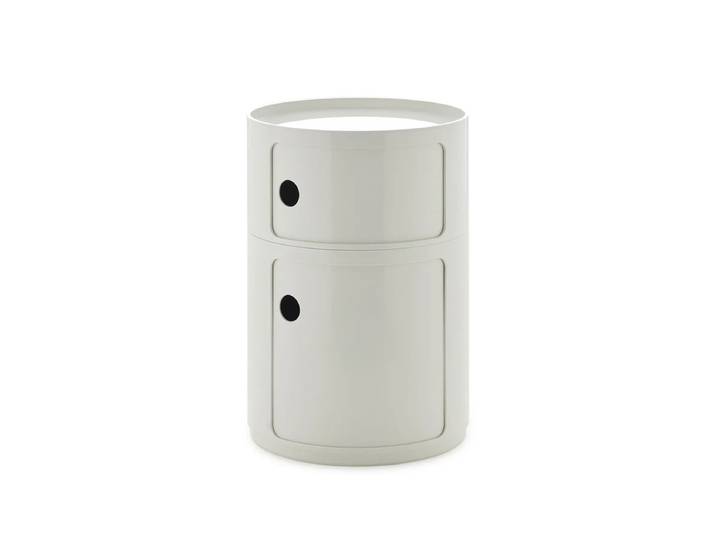 Kartell - New Big Componibili 2 Container, H 61,5 cm, weiss