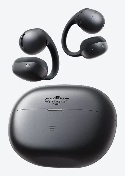 SHOKZ OpenDots Air In-Ear Bluetooth Kopfhörer kabellos 9 h Laufzeit IP55 (Schwarz) E210-ST-BK