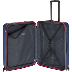 Travelite x NFL 4 Rollen Kofferset 3-teilig mit Dehnfalte, Koffer, Mehrfarbig