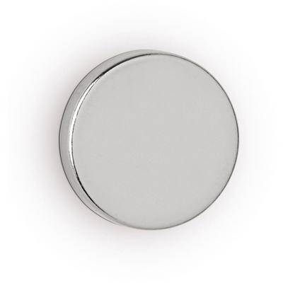 MAUL Neodym-Scheibenmagnet 3x15mm 3200g hellsilber VE=10x10 Stück