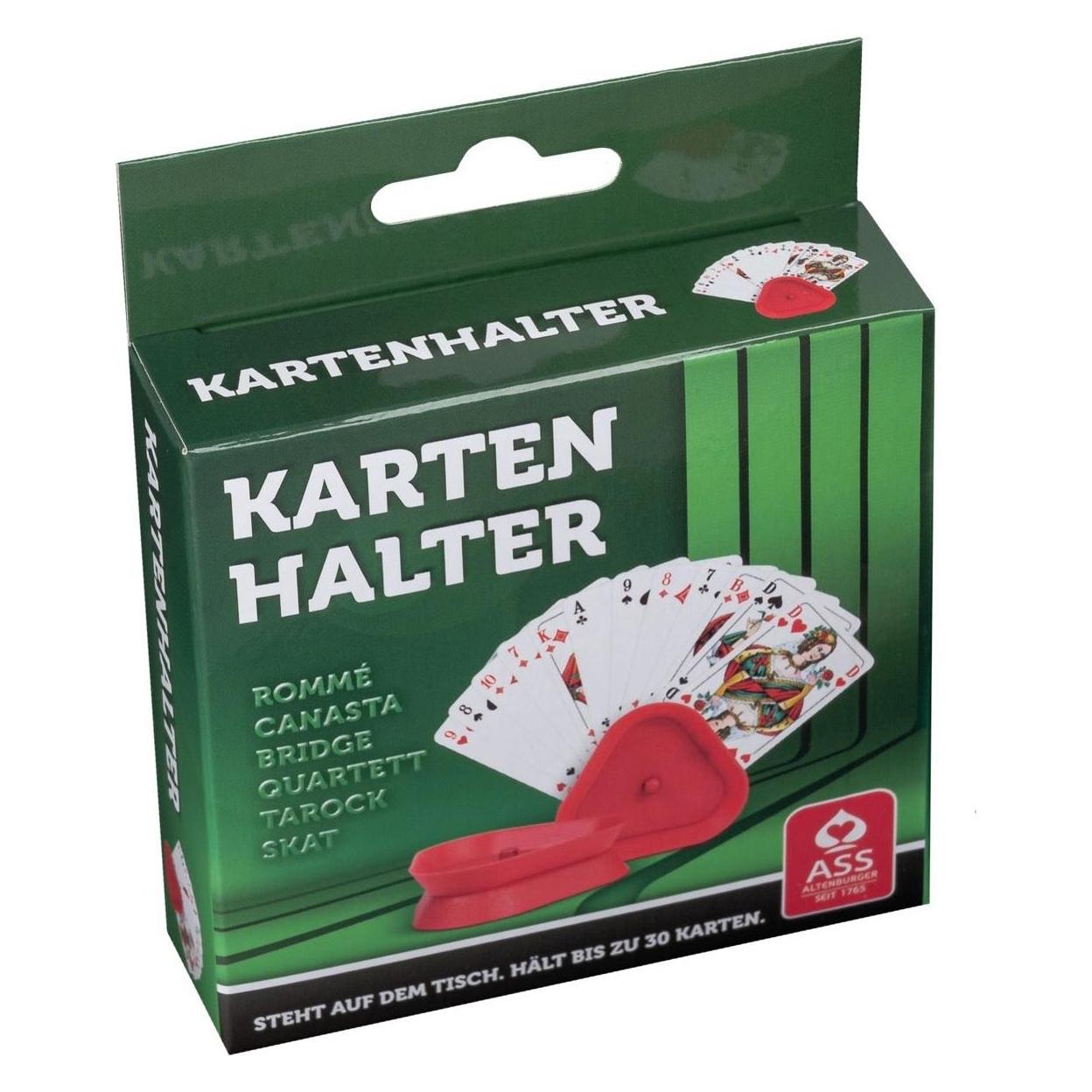ASS Altenburg 22574018 - Kartenhalter aus Kunststoff in Faltschachtel (10030910-0001)