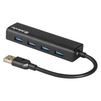Defender HUB USB 4x USB-A 3.0 (83204) (USB-A, 4 Ports) (83204)