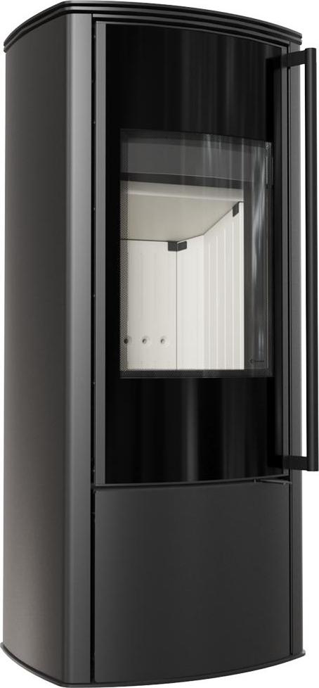Freistehender Stahlofen KOZA KRATKI AB KRATKI ENYO R 5,5 kW Ø 100/150