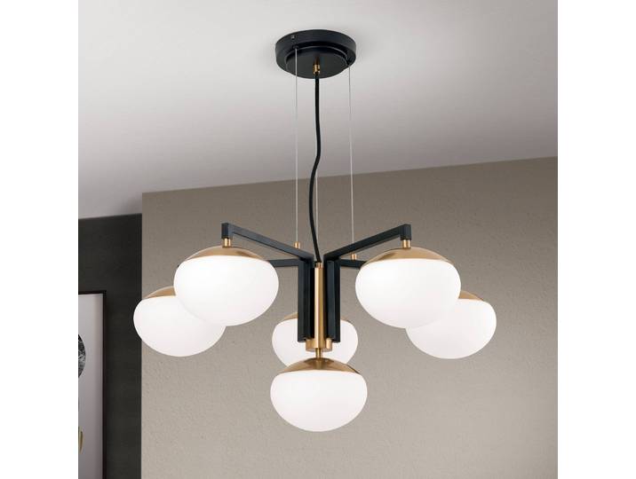 ORION Hängeleuchte Josephine, dimmbar, schwarz, für Wohn- / Esszimmer, Metall