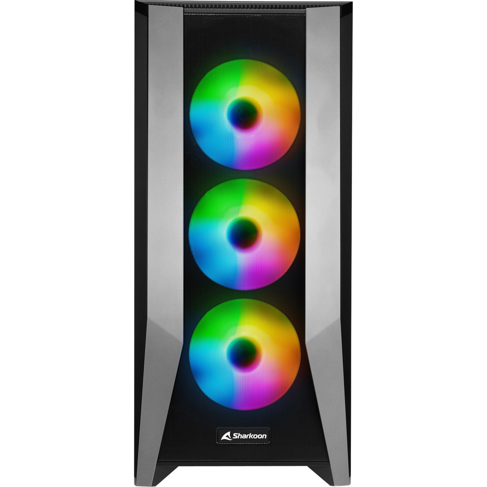 Sharkoon TG7M RGB ATX Computerbehuizing met Glas, zwart