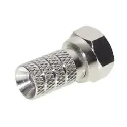 F-Stecker, 4,0mm, VE 5 Stück