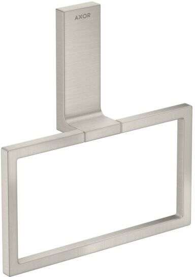 Hansgrohe Axor Handtuchring 42623800 eckig, schwenkbar, stainless steel optic