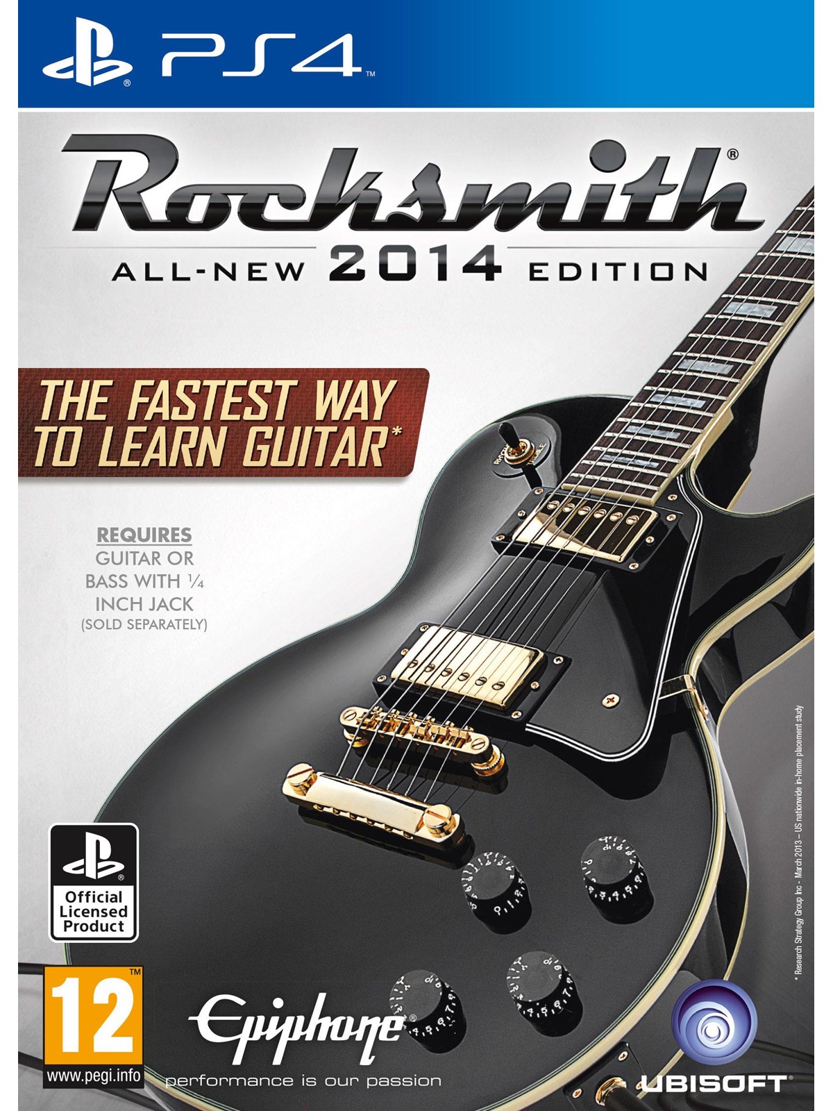 Rocksmith 2014 Edition (Cable Bundle) - Sony PlayStation 4 - Musik - PEGI 12