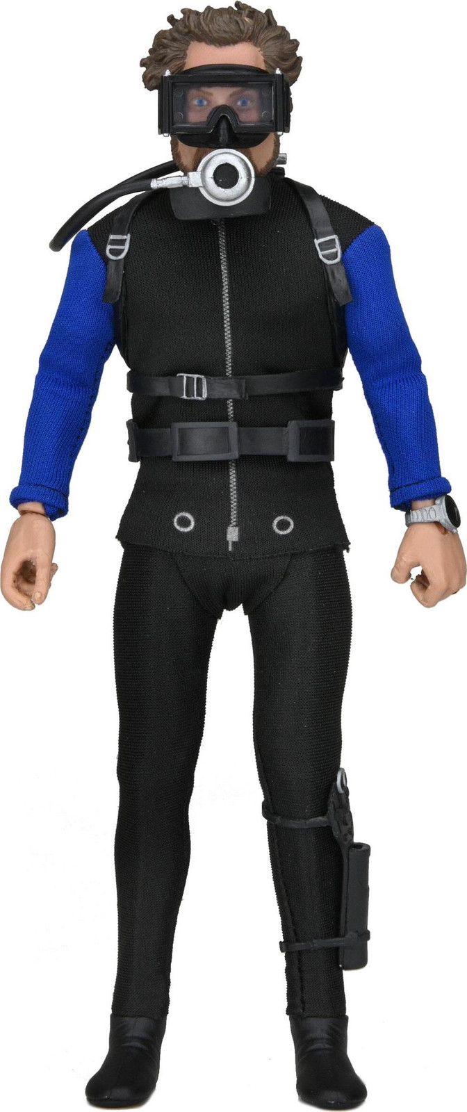 NECA Actiefiguur Jaws Matt Hooper met haaienkooi, 20 cm, NECA03345