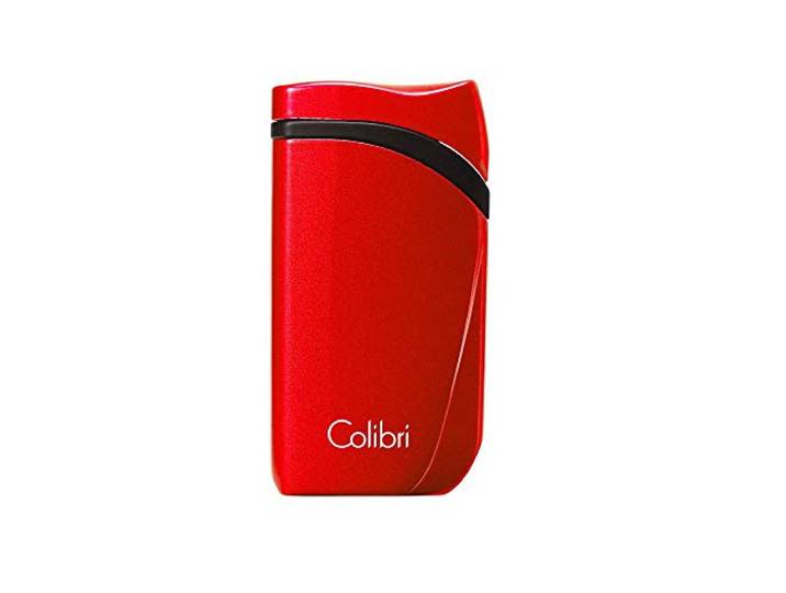 Colibri Falcon aansteker met helling - rood metaal