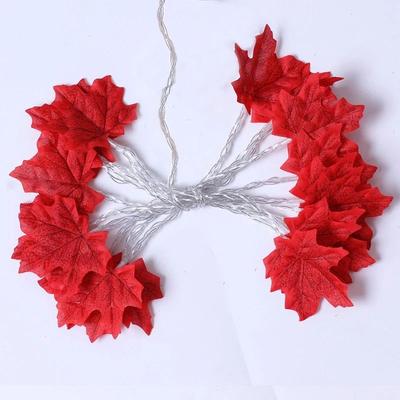 Uplift Picks Warm Maple Leaf LED Garland Lights For Cozy Autumn Holiday Decor 04 2 M 10 Led (usb)