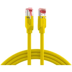 EFB K8035.1,5 RJ45 Patchkabel Cat.5e SF/UTP PUR TM21 schleppfähig gelb 1,5m K803515
