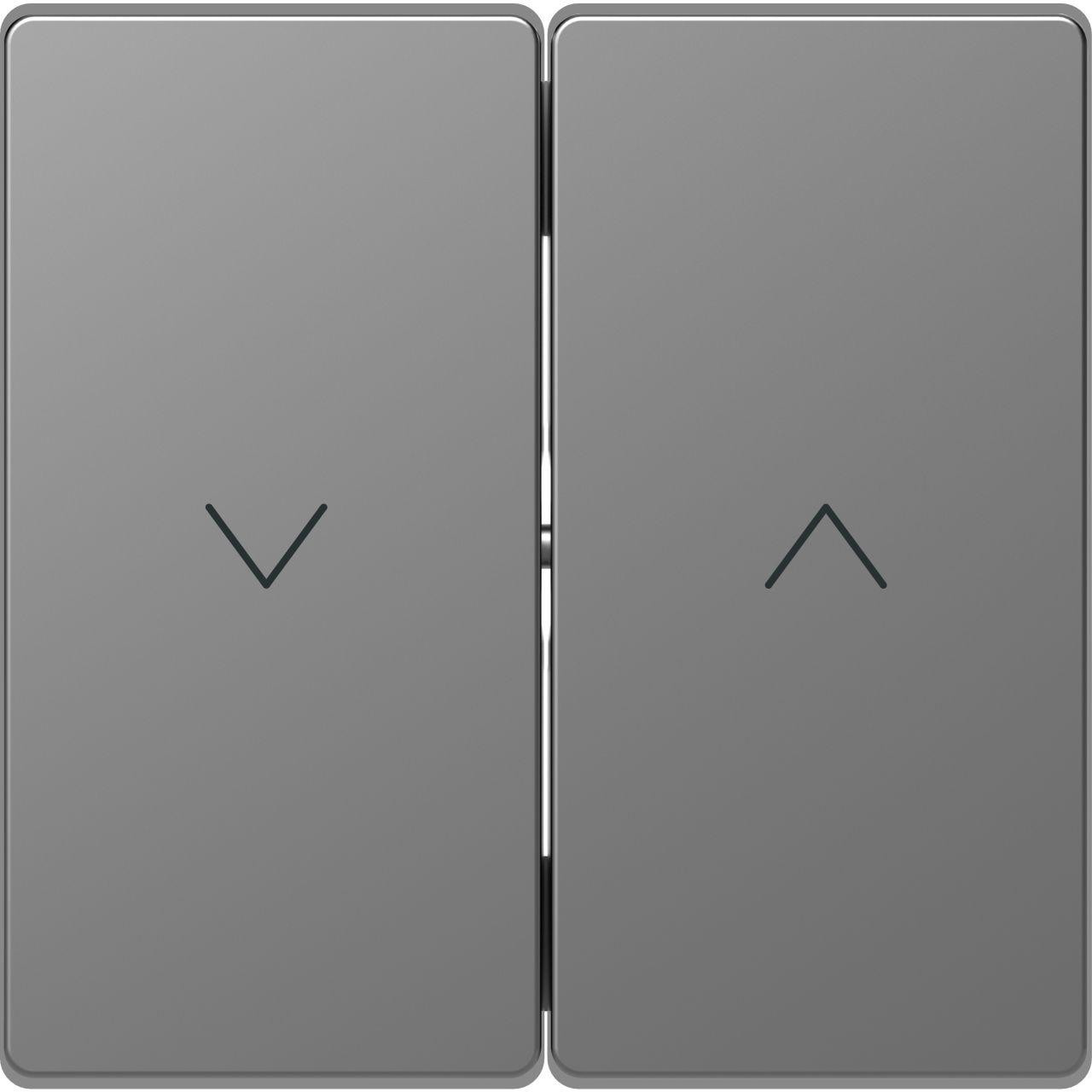 Merten Wippe roestvrijstalen systeem design MEG3855-6036
